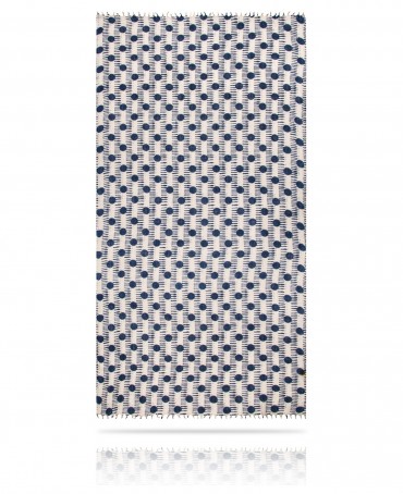 Палантин Женский W40-POINTS/BLEU